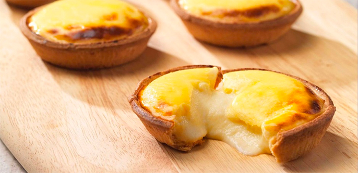 bánh cheese tart lava