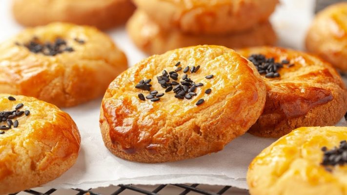 bánh cookie trứng muối