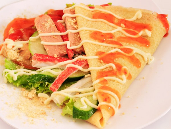 bánh kếp mặn
